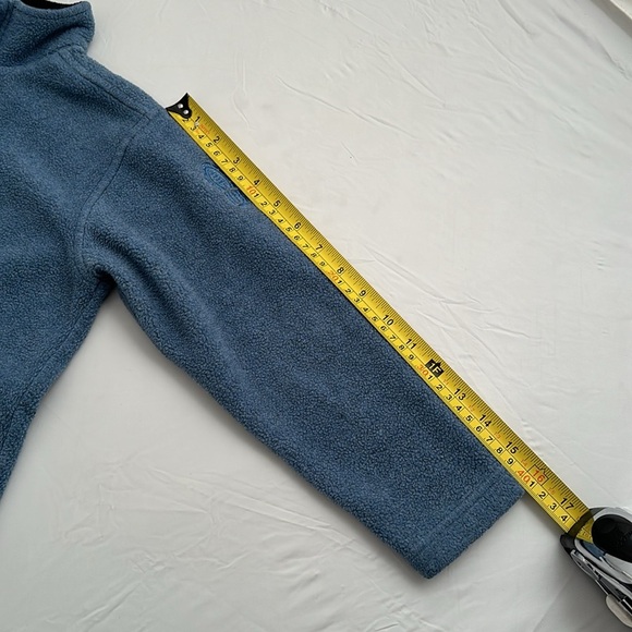 Bhs (UK brand) Boys quarter zip light blue fleece mock neck pullover - Picture 6 of 6